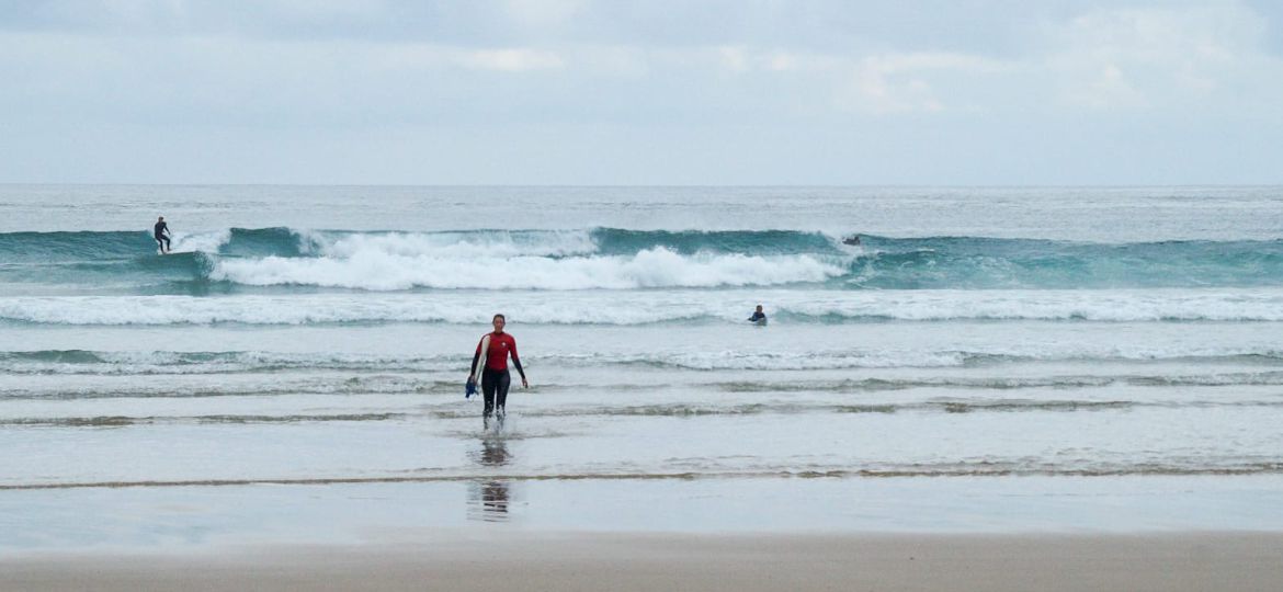 Surfing in Spain